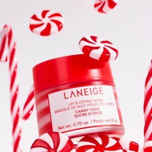 Laneige Candy Cane Lip Sleeping Mask